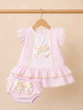 Load image into Gallery viewer, MYLA Spanish pink dress & bloomers