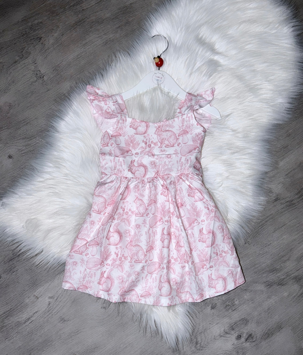 Pink animal dress