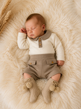 Load image into Gallery viewer, OLIVER beige &amp; cream set
