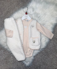 Load image into Gallery viewer, CAM fluffy gilet, top &amp; trouser 3pc set
