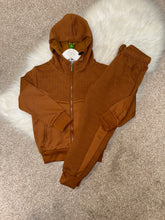 Load image into Gallery viewer, AIDEN brown hooded jacket &amp; joggers

