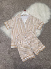 Load image into Gallery viewer, RONAN beige short set

