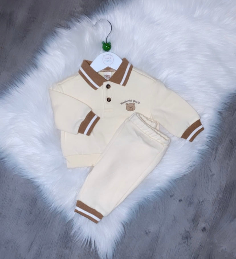 Cream bear smart set