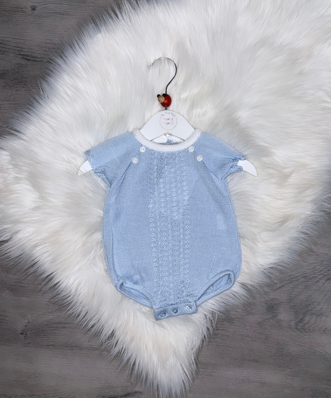 Freddie knitted romper