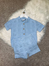 Load image into Gallery viewer, LUKE blue short set
