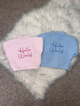 Load image into Gallery viewer, Hello world cardigans
