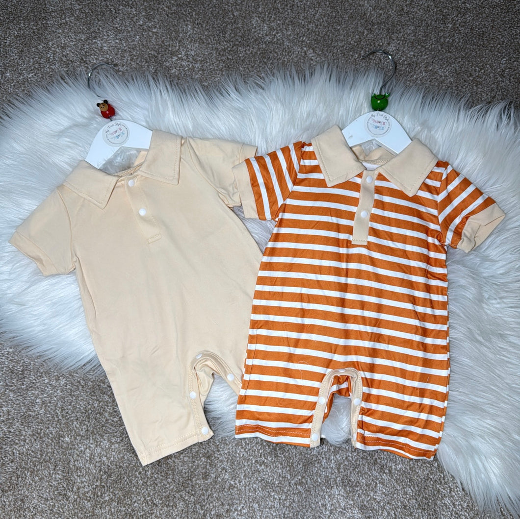 Beige rompers