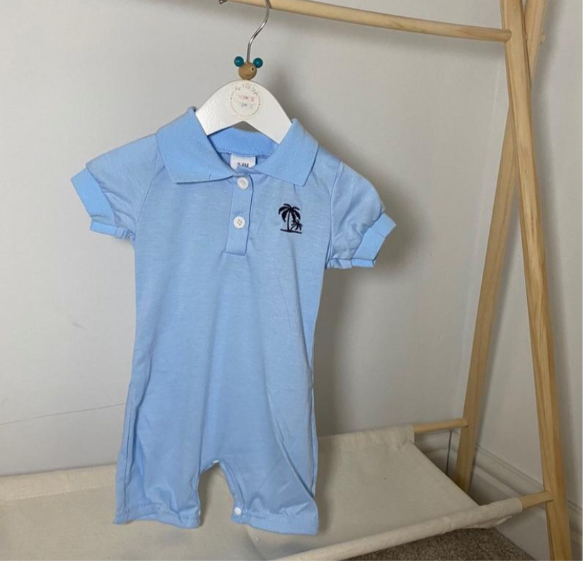 PALMER Blue Romper
