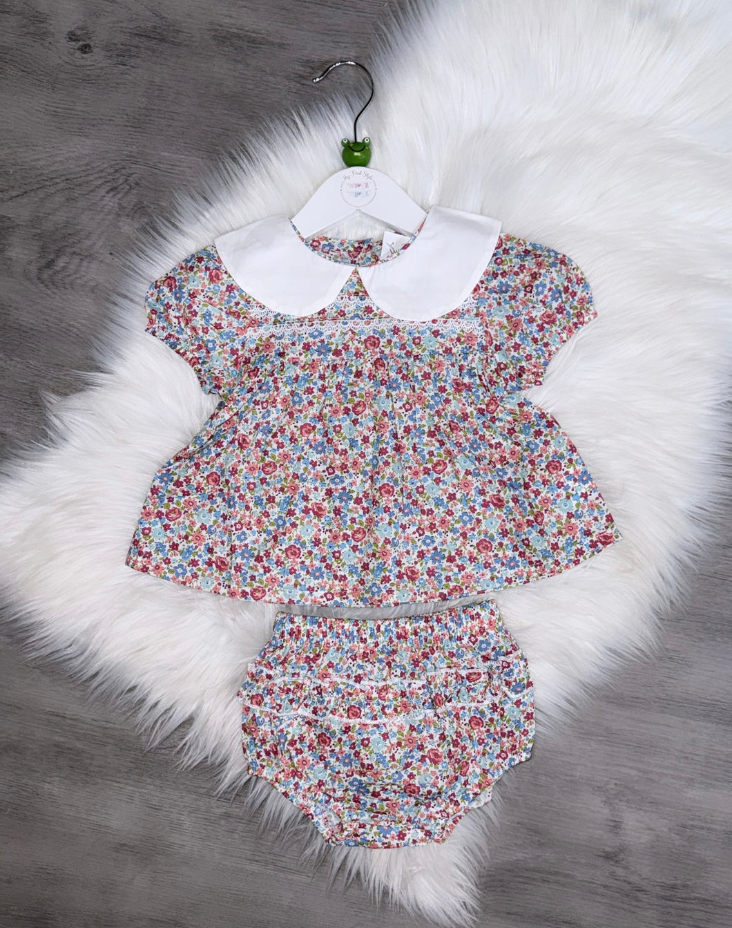 Milly colourful top & bloomer set