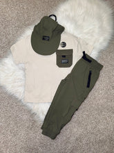 Load image into Gallery viewer, DYLAN khaki green cap 3pc bench set
