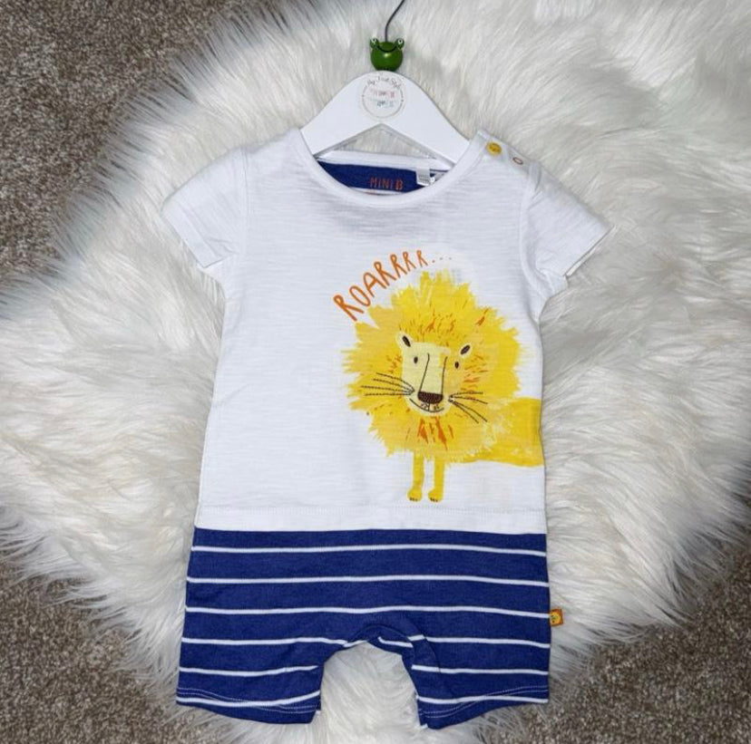 Lion Stripe Romper