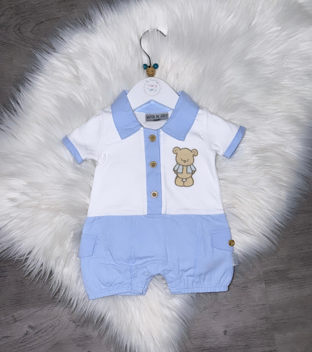 Billy blue romper