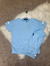 Load image into Gallery viewer, GEORGE blue short set
