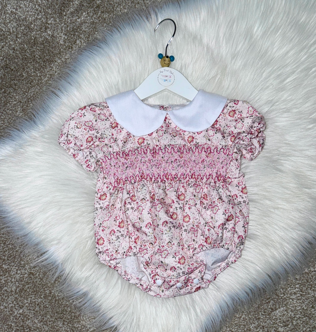 HALLIE flower romper