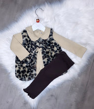 Load image into Gallery viewer, Animal fur gilet set
