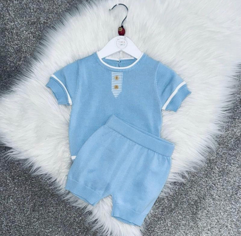 LUCAS Blue Short Set