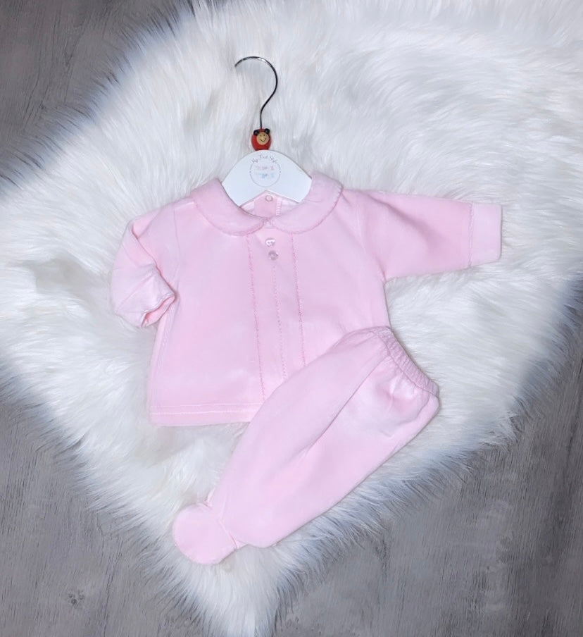 Pink soft two piece set