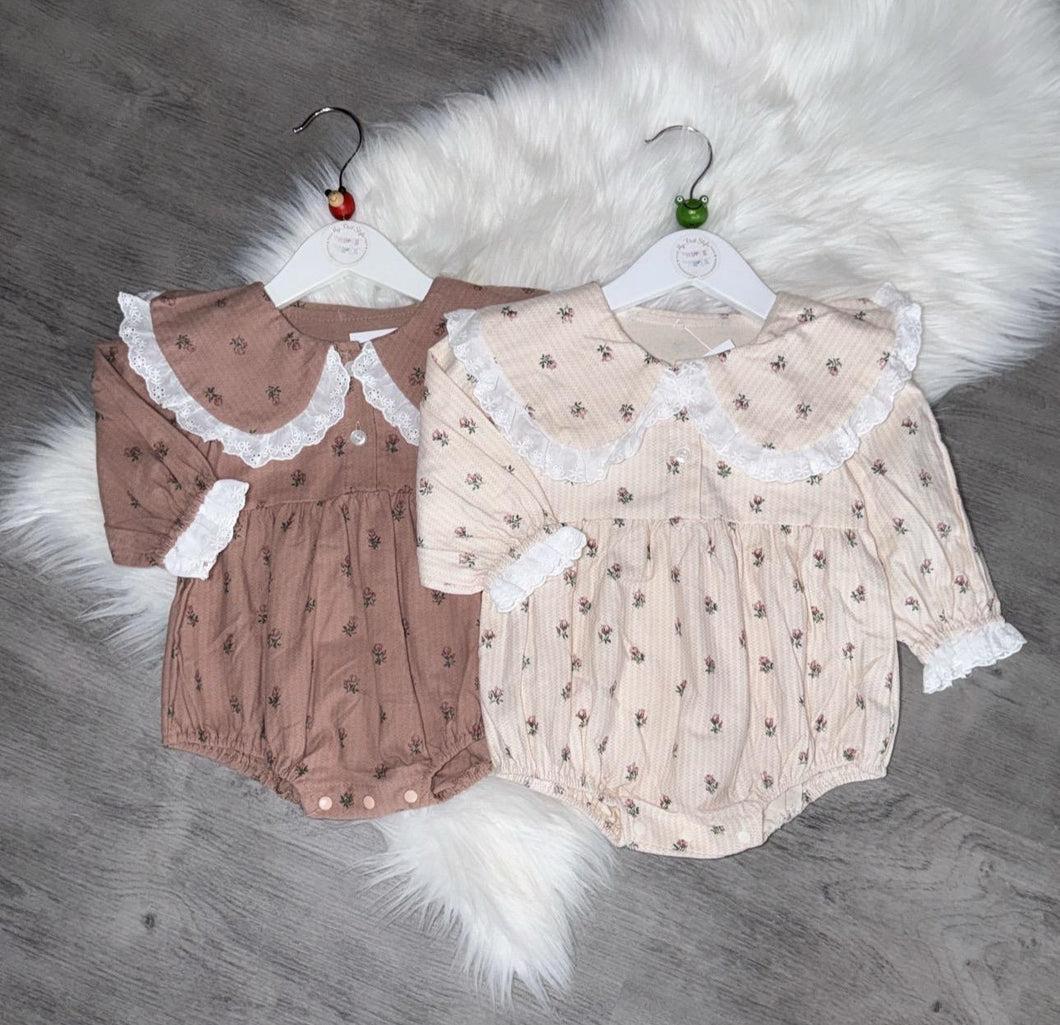 Elsie flower romper