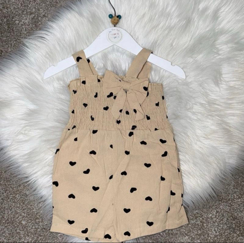 KAYLA Beige Playsuit