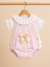 Load image into Gallery viewer, LUCY pink Spanish romper
