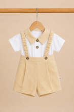 Load image into Gallery viewer, BAILEY beige &amp; white Spanish smart romper set
