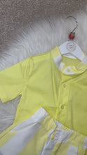 Load and play video in Gallery viewer, CHARLIE smart lemon stripe short set
