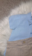 Load and play video in Gallery viewer, ELLIOTT blue shirt &amp; short set
