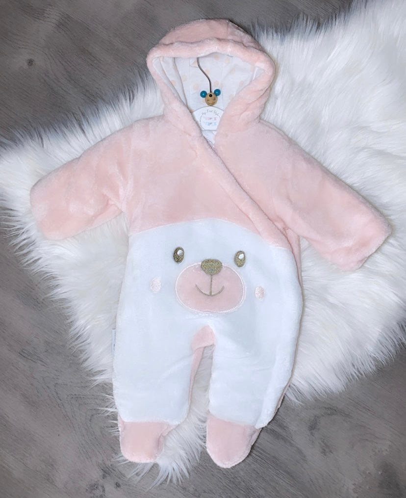 Soft bear snowsuit